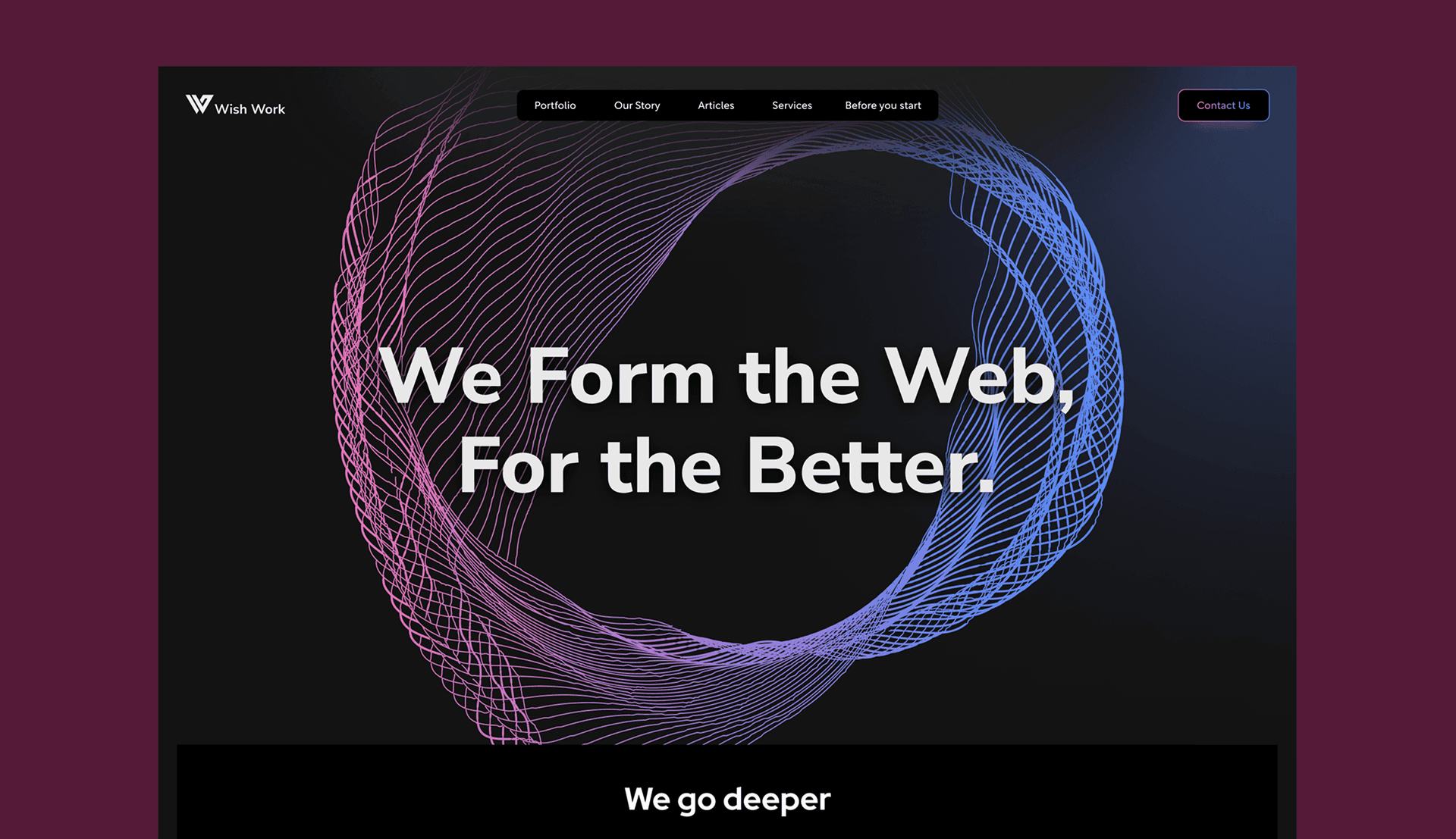 WishWork screen A